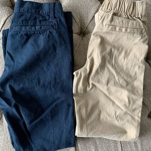 2 pair boys dress slacks